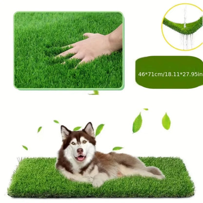 Premium Indoor/Outdoor Washable Dog Training Mat - Odor Control, Easy Potty Training - Pee Grass for Clean Training