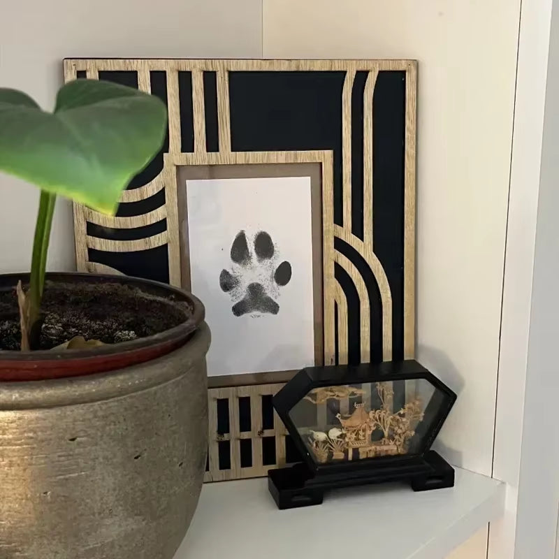 1Pcs Pet Dog Footprint Handprint Pad Safe Non-Toxic Printing Pet Footprint Baby Paw Print Footprint Dog Accessories Pet Supplies