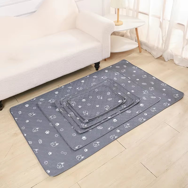 Reusable Dog Pee Pad Blanket Absorbent Diaper Washable Puppy Training Pad Pet Bed Urine Mat for Pet Car Seat Cover Pet Bed New