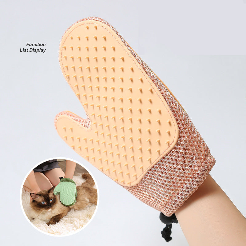 Comb 2-In-1 Floating Hair Removal Pet Gloves Pet Supplies Dog Cat Hair Remove