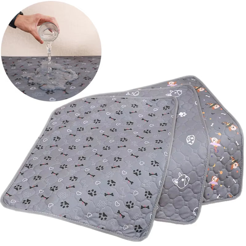 Reusable Dog Pee Pad Blanket Absorbent Diaper Washable Puppy Training Pad Pet Bed Urine Mat for Pet Car Seat Cover Pet Bed New