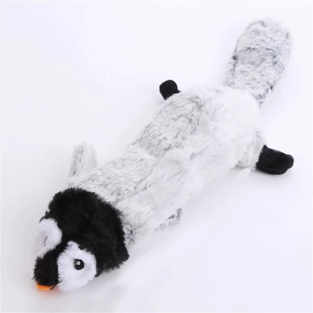 Dog Chew Toys Squeaker Squeaky Pet Dog Plush Toys Stuffingless Fox Fur Toys for Small Medium Large Dog Pets Supplies 1PC