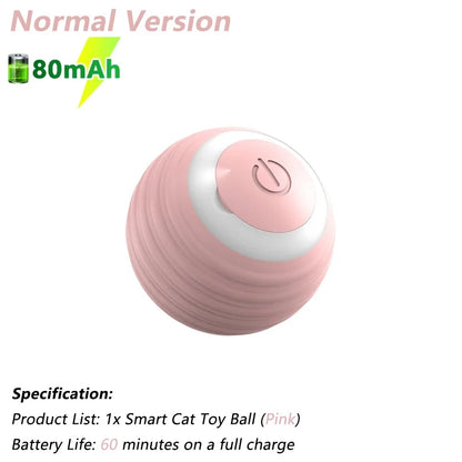 Cat Interactive Ball Electric Automatic Rolling Ball Smart Toys for Cats Smart Cat Toy Rotating Ball Cat Game Accessories